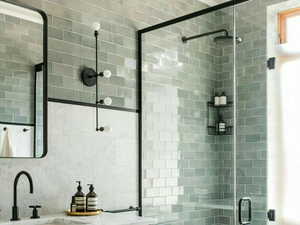 Thi công cửa kính phòng tắm